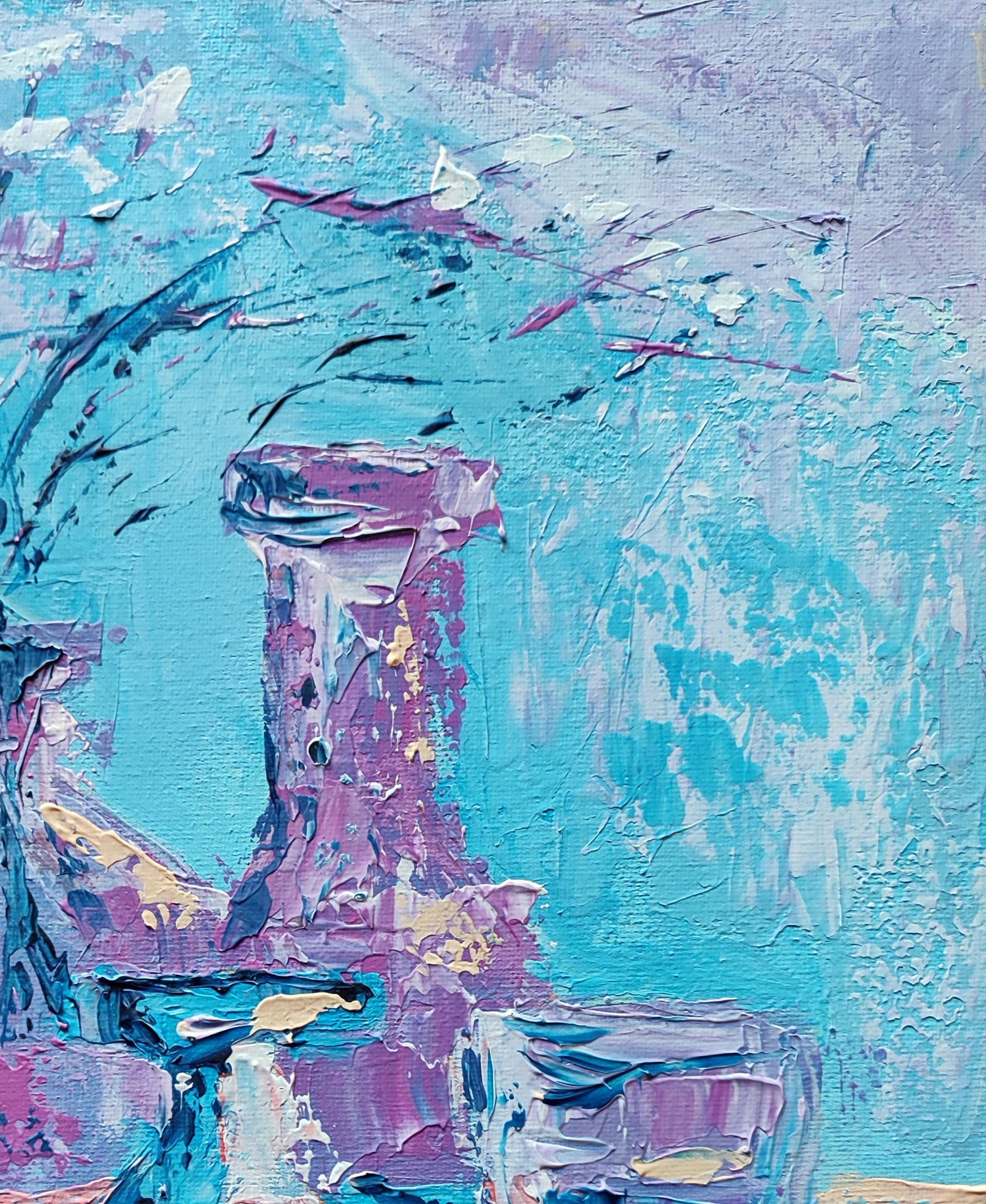 Acrylic painting Mandarin Olena Kirik - 3