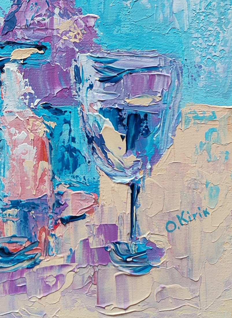 Acrylic painting Mandarin Olena Kirik - 5