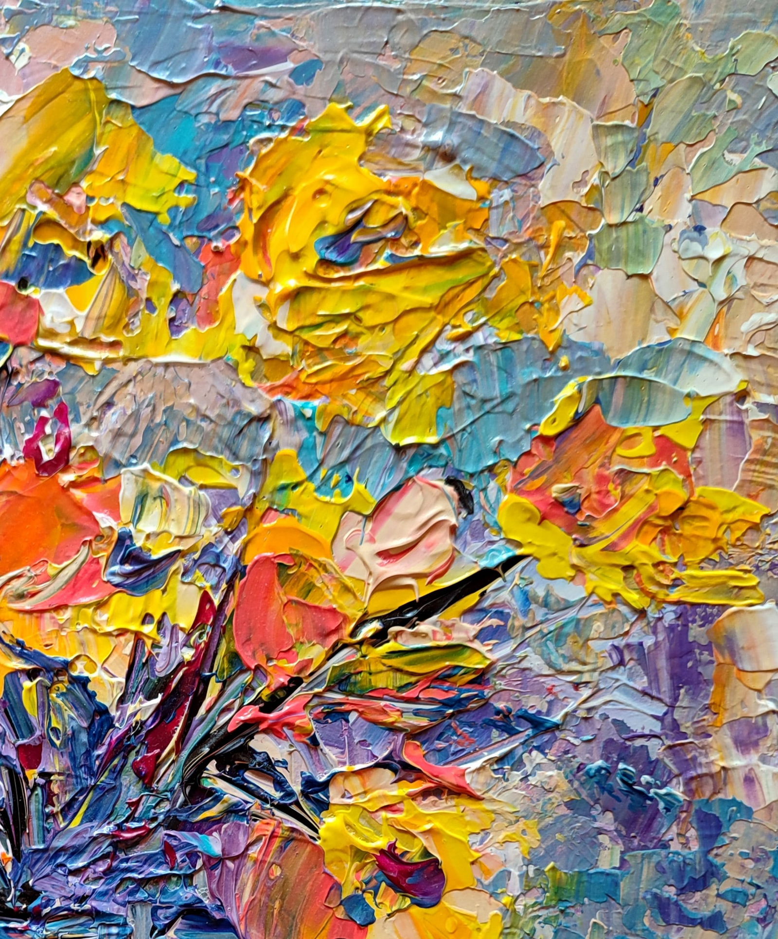 Acrylic painting Mosaic Olena Kirik - 3