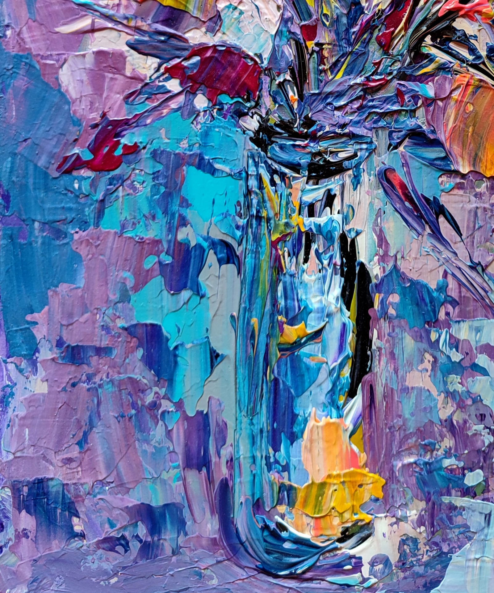 Acrylic painting Mosaic Olena Kirik - 4