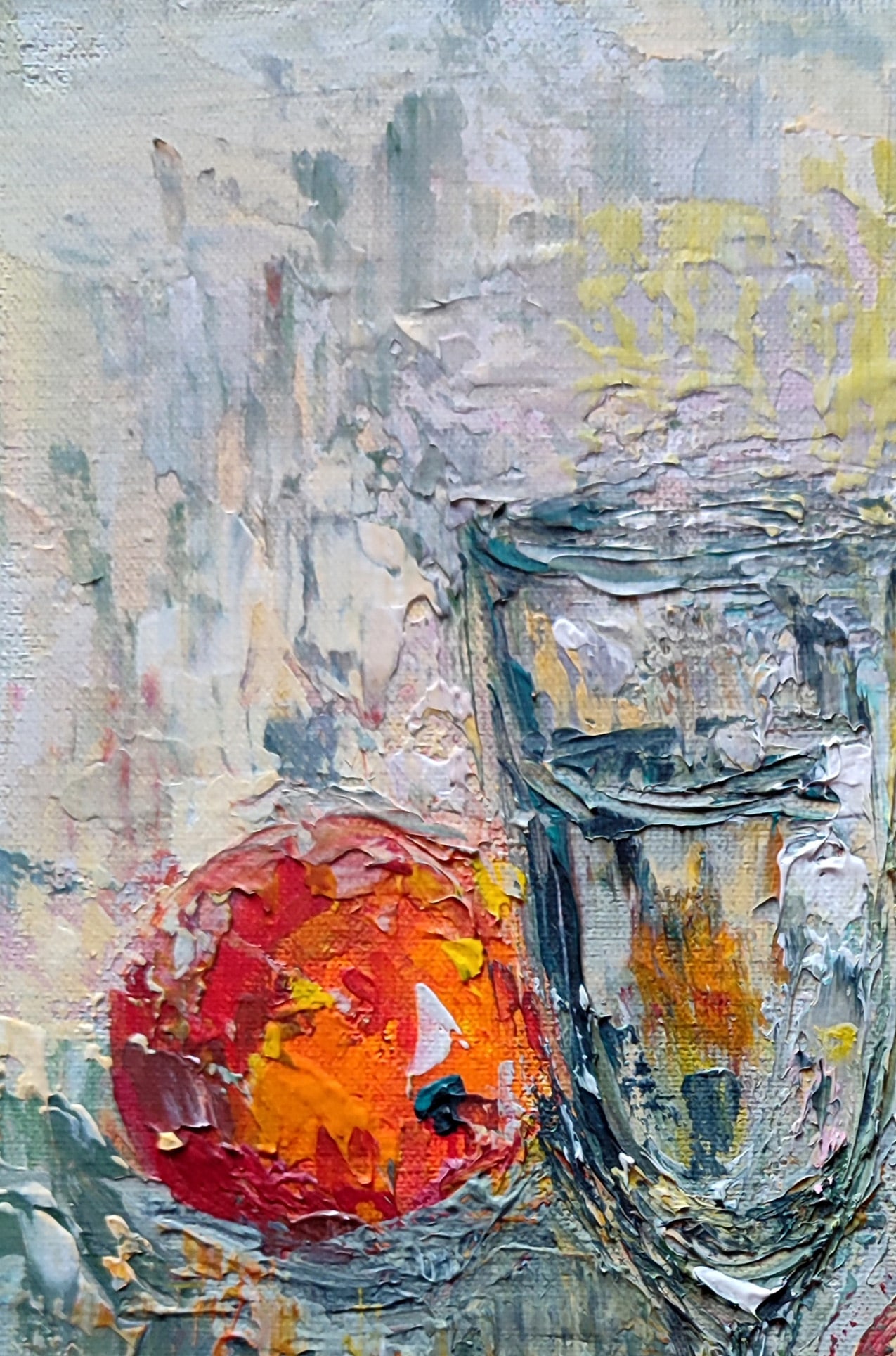 Acrylic painting Aftertaste of the holiday Olena Kirik - 2