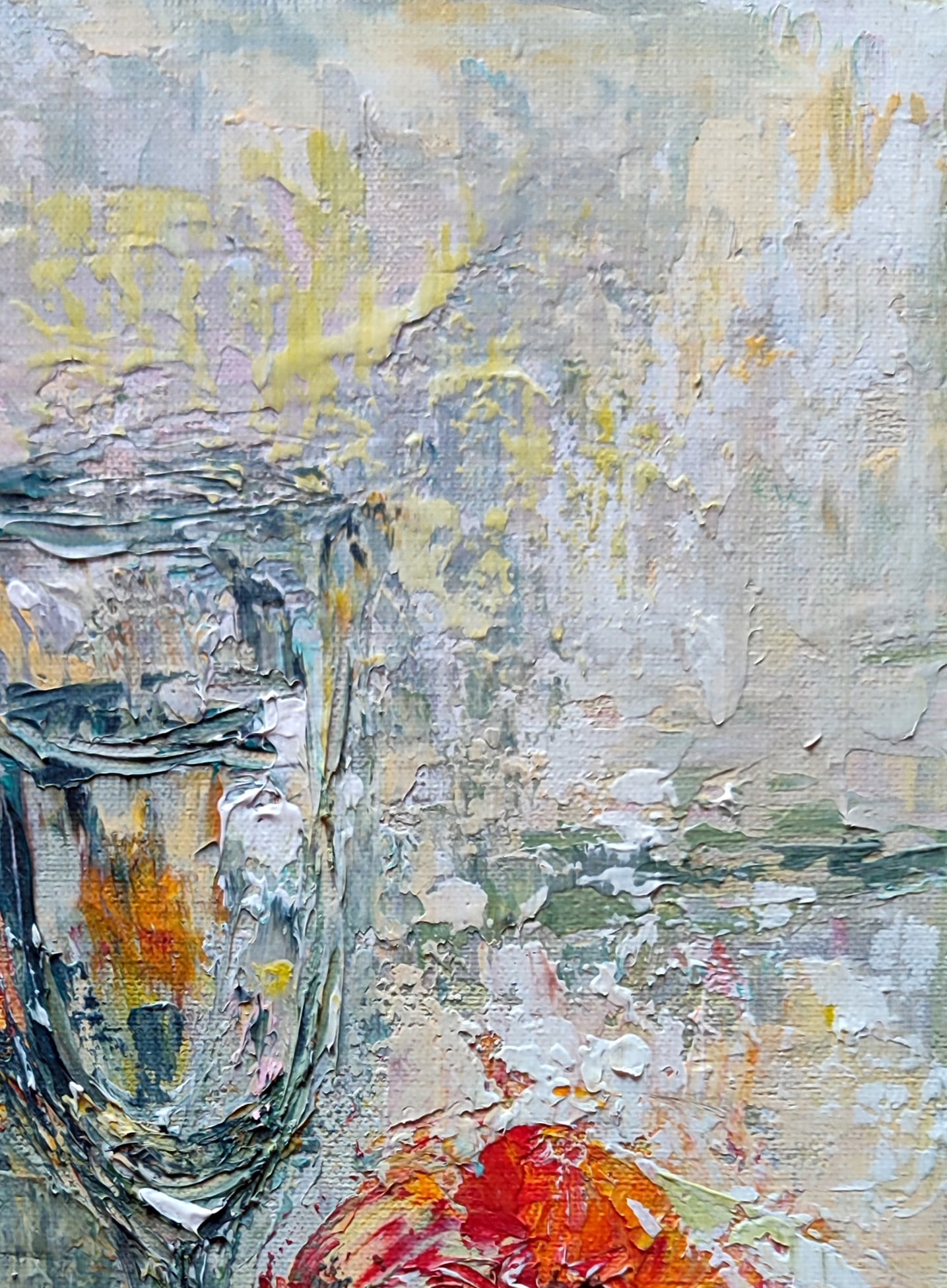 Acrylic painting Aftertaste of the holiday Olena Kirik - 3