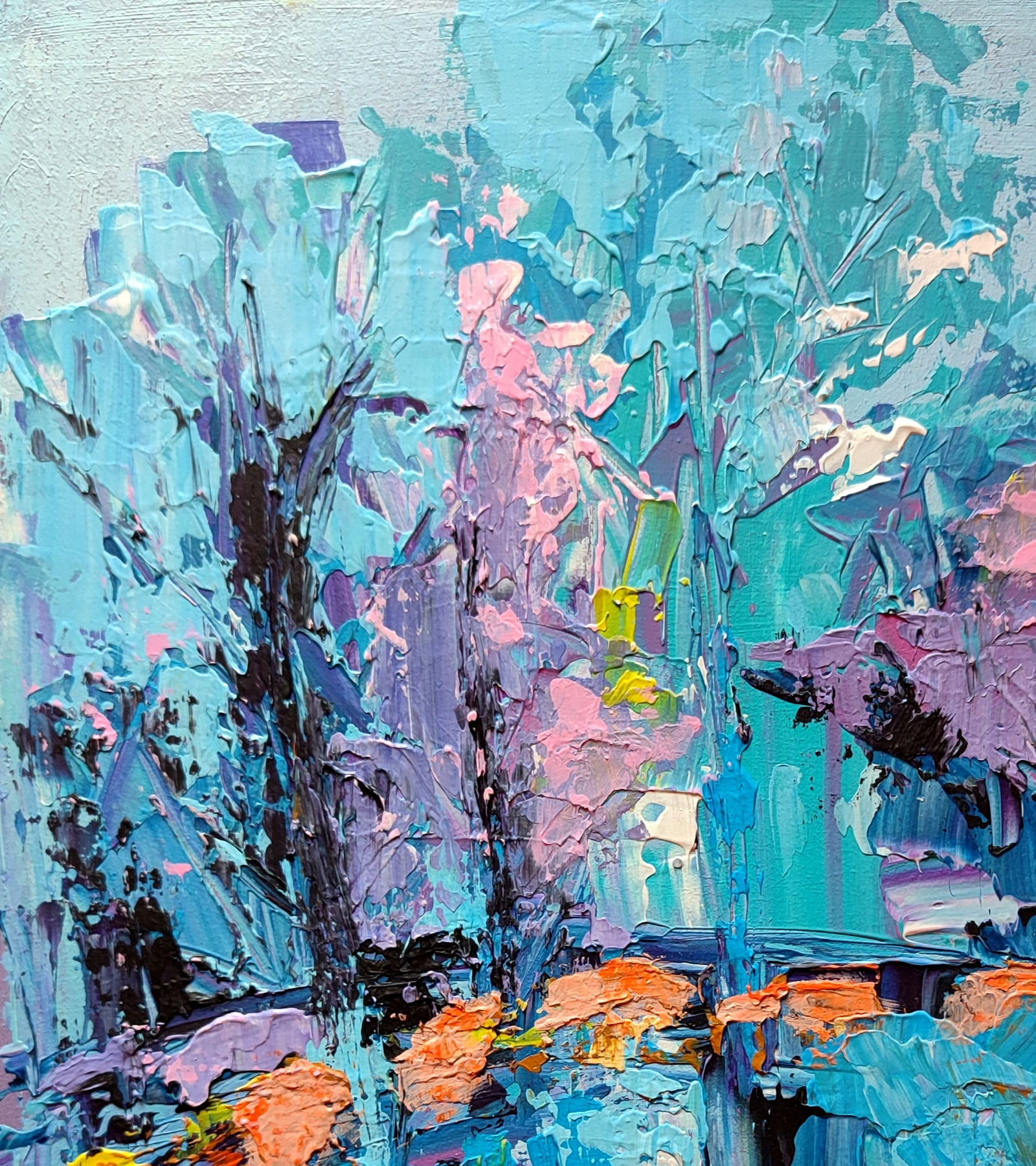 Acrylic painting Path Olena Kirik - 2