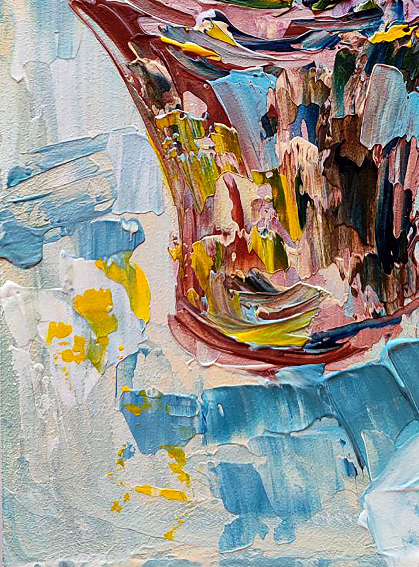 Acrylic painting Pot Olena Kirik - 4