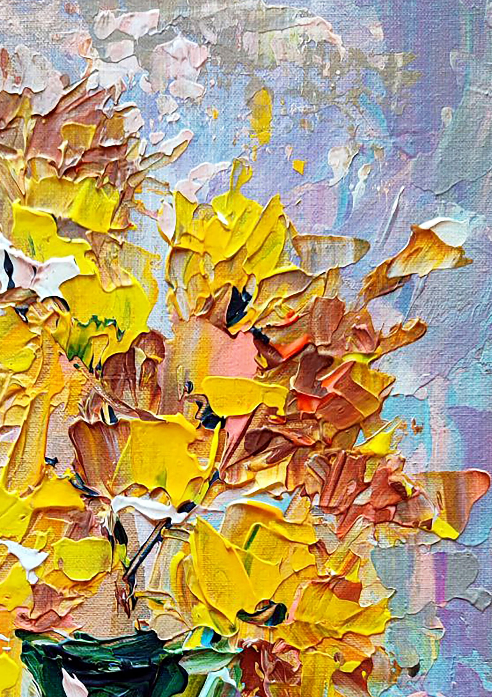 Acrylic painting Little suns Olena Kirik - 3