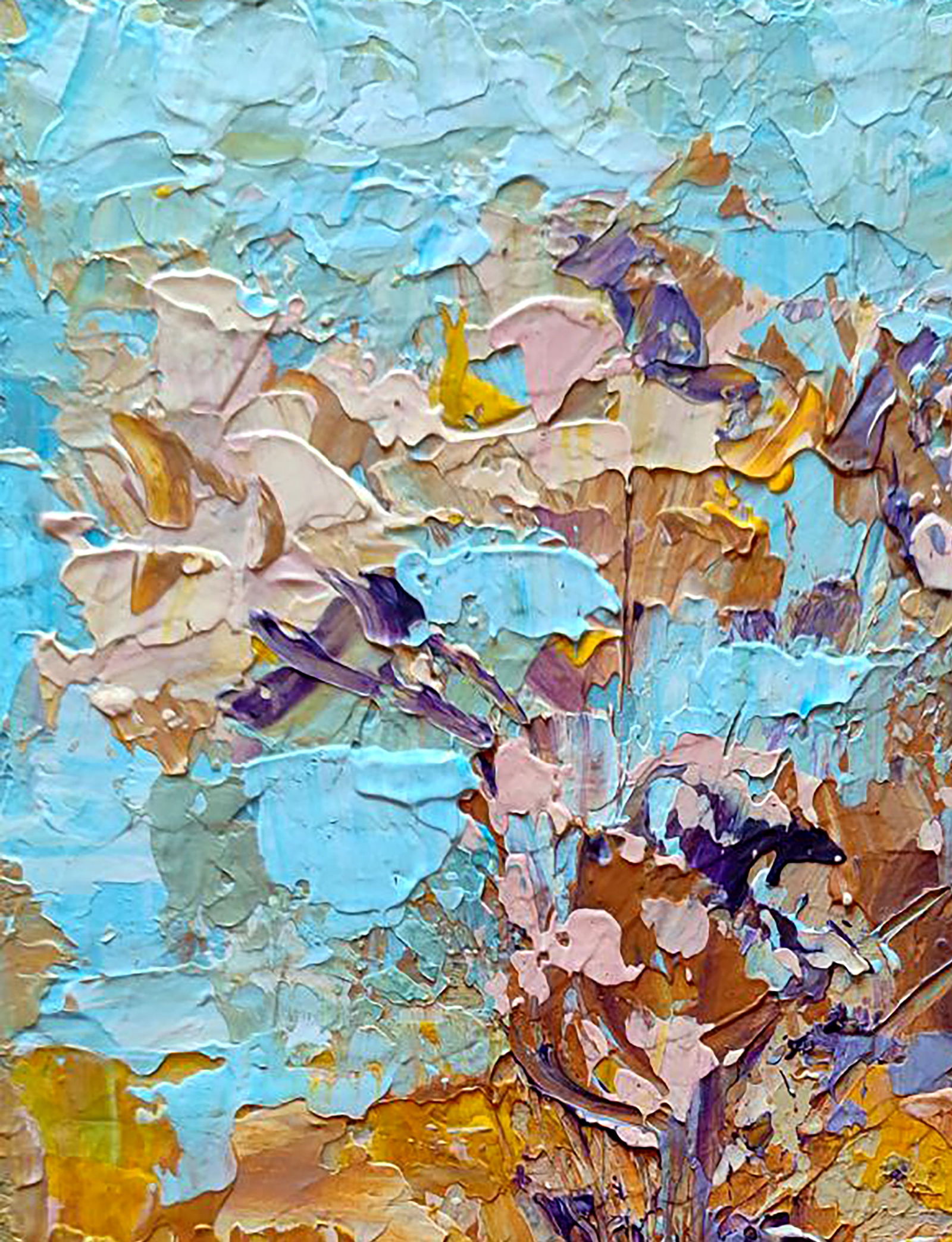 Acrylic painting Uncertain mood Olena Kirik - 2