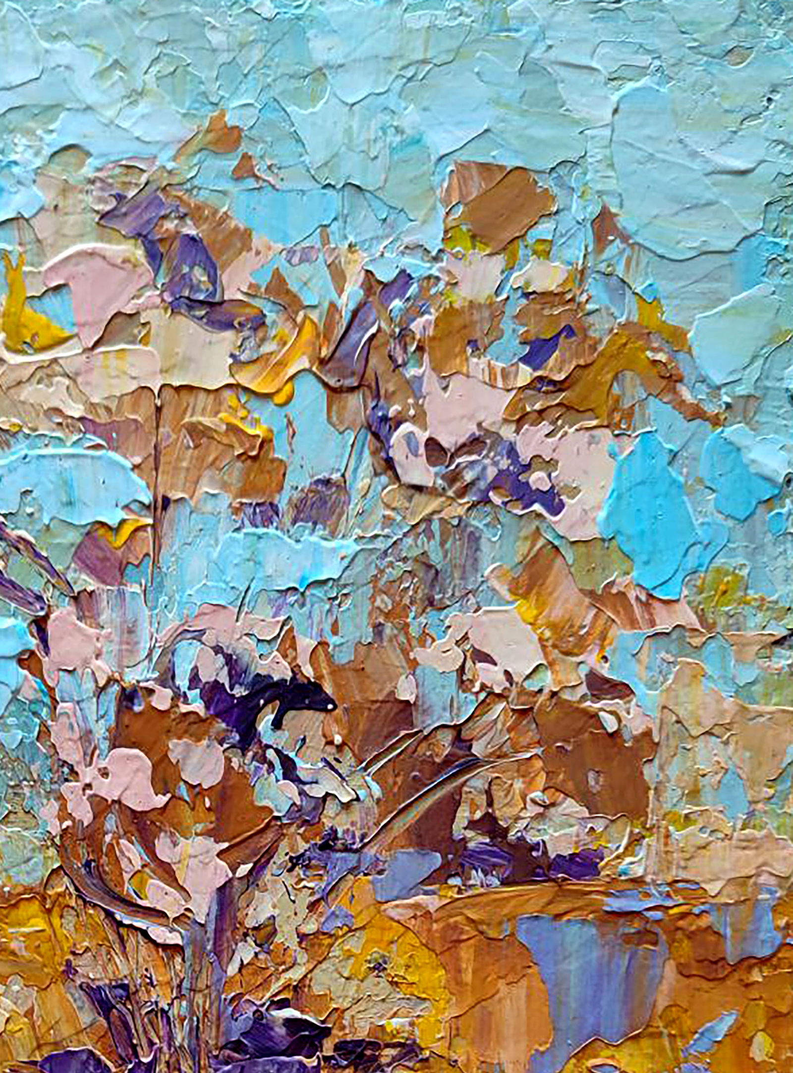 Acrylic painting Uncertain mood Olena Kirik - 3