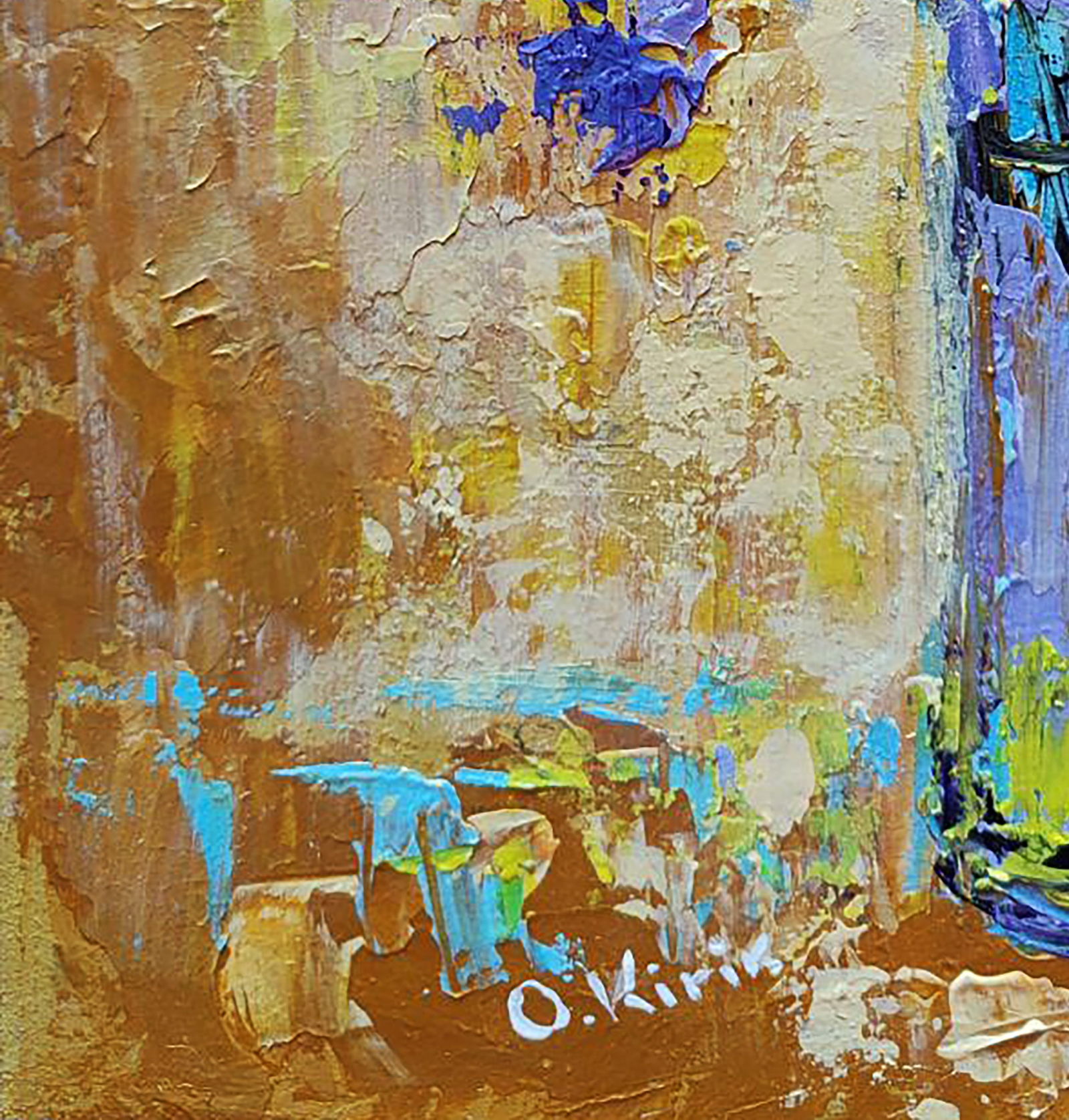 Acrylic painting Spicy mustard Olena Kirik - 4