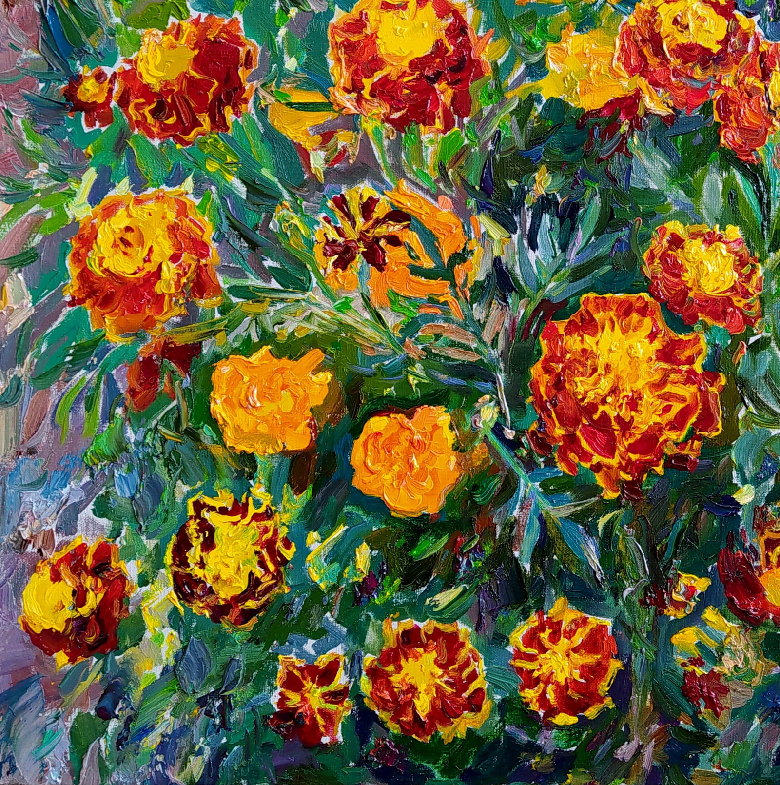 Oil painting Marigold Leonid Pavlenko - 4