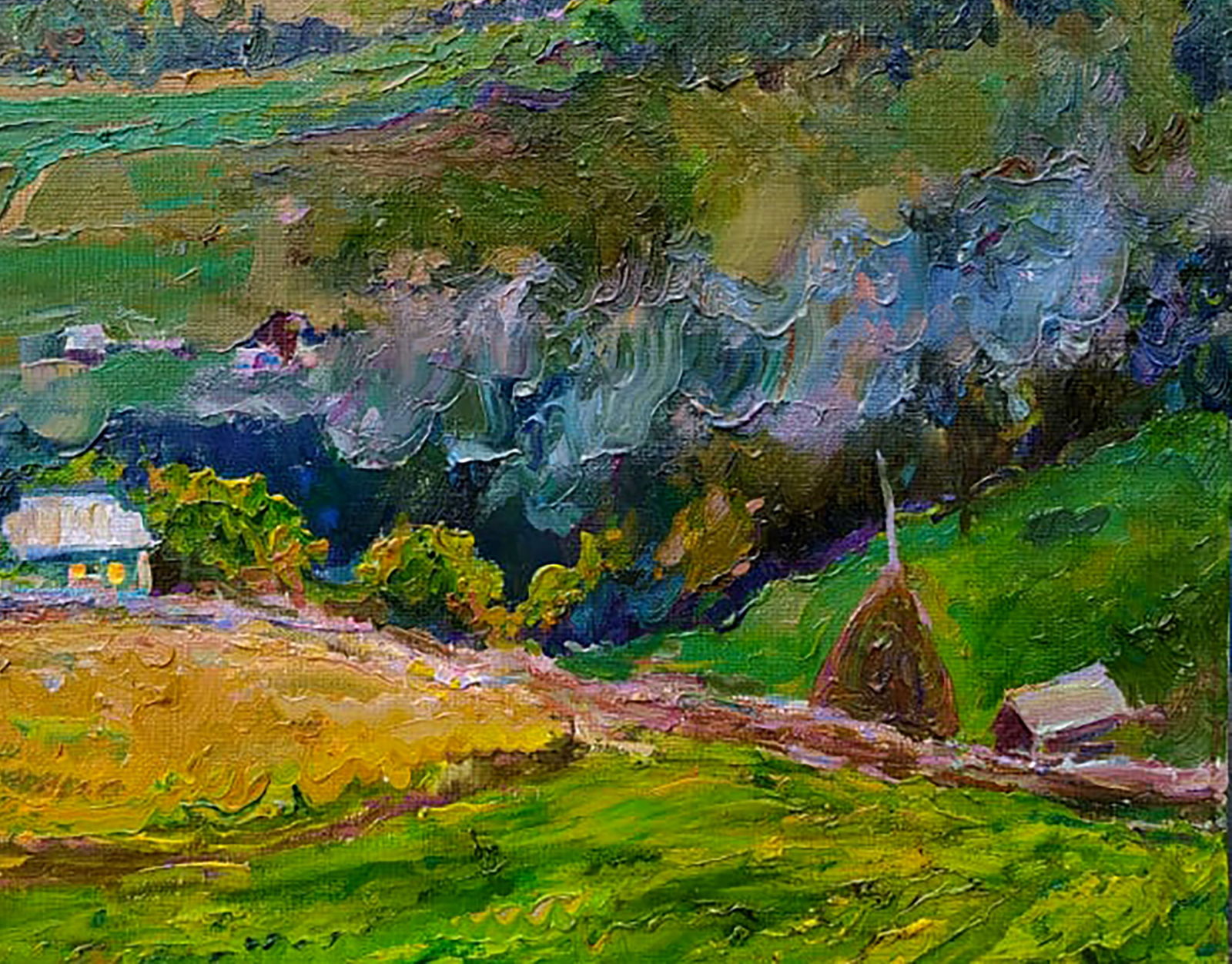 Oil painting Evening in the mountains Leonid Pavlenko - 5