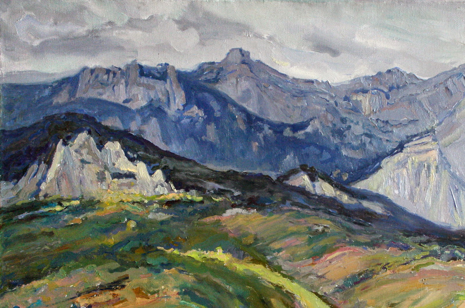 Oil painting With mountain views Leonid Pavlenko - 2