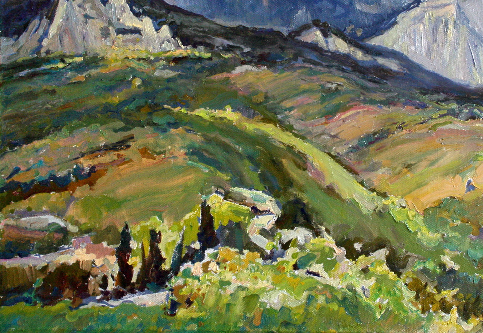 Oil painting With mountain views Leonid Pavlenko - 4