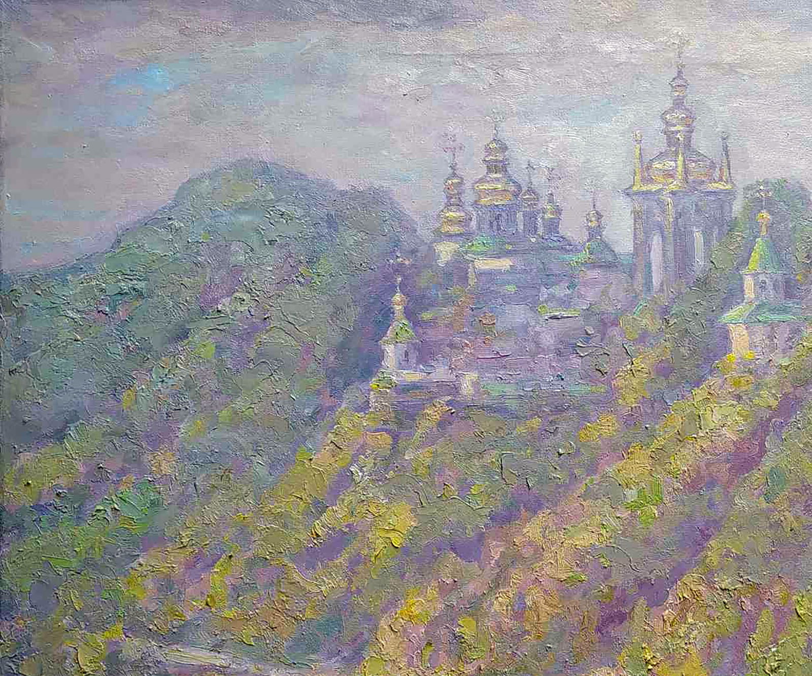 Oil painting View of the Lavra Leonid Pavlenko - 2