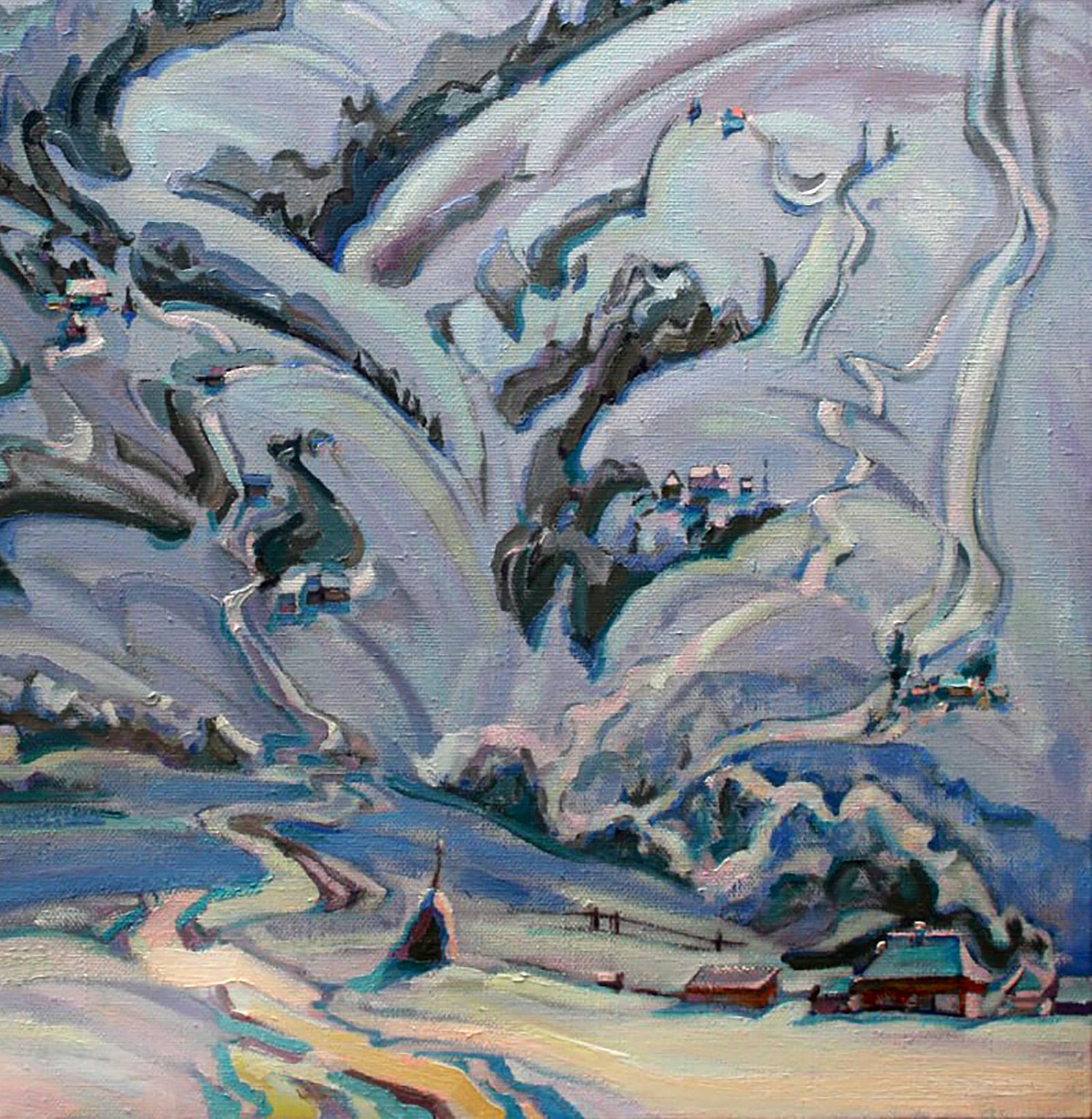 Oil painting Mountain patterns Leonid Pavlenko - 5