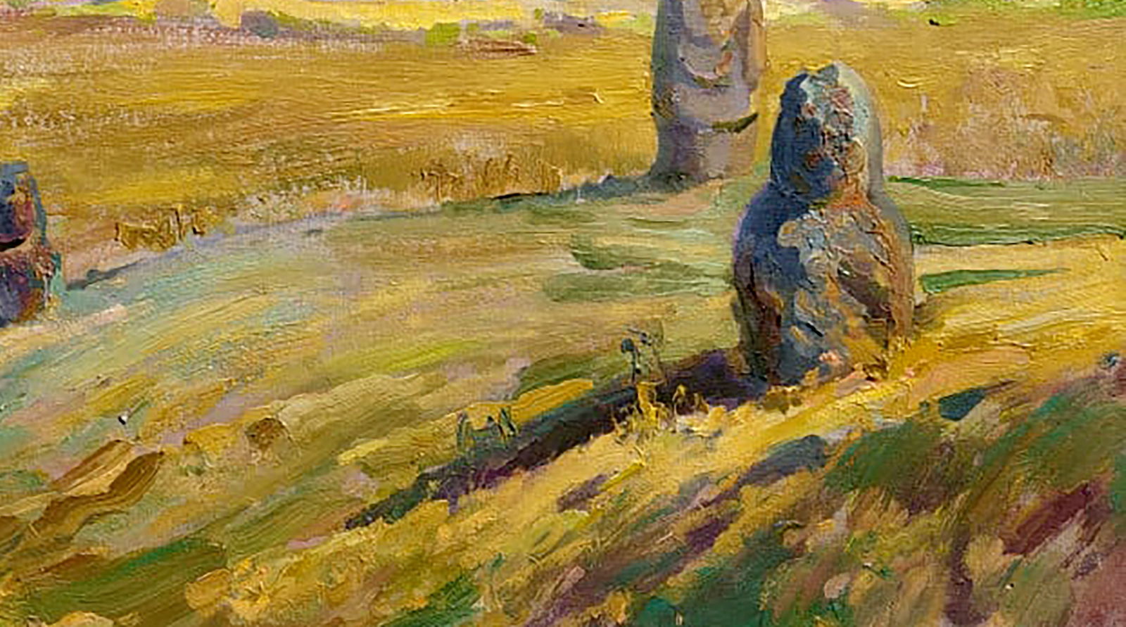 Oil painting Stone grave Leonid Pavlenko - 5