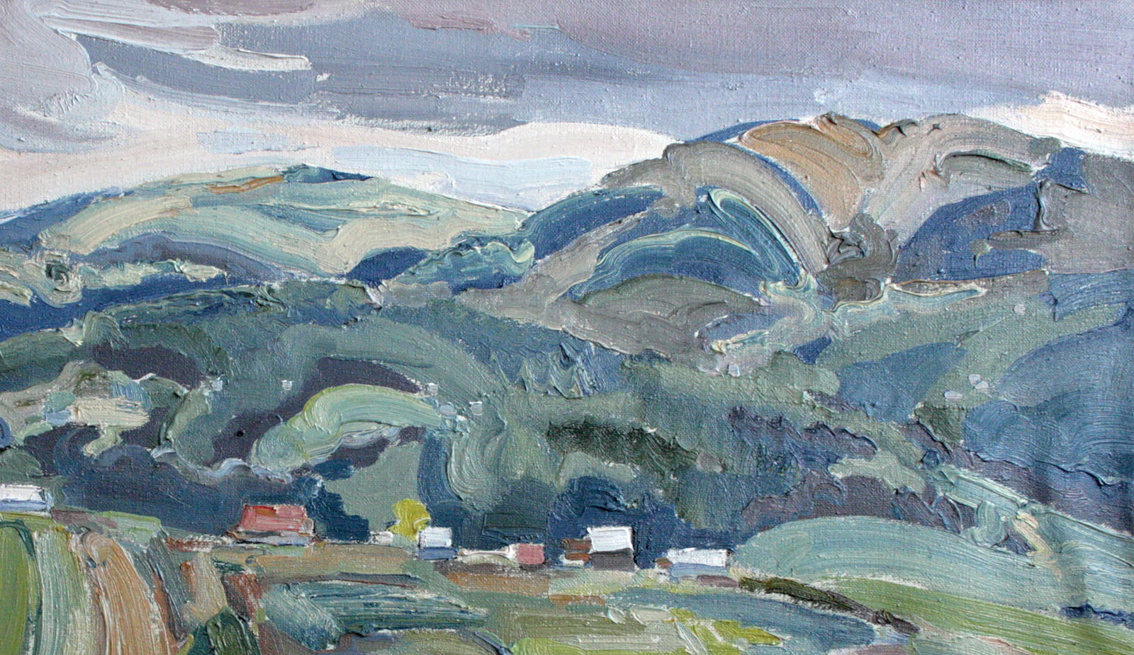 Oil painting Malachite Mountains Leonid Pavlenko - 3