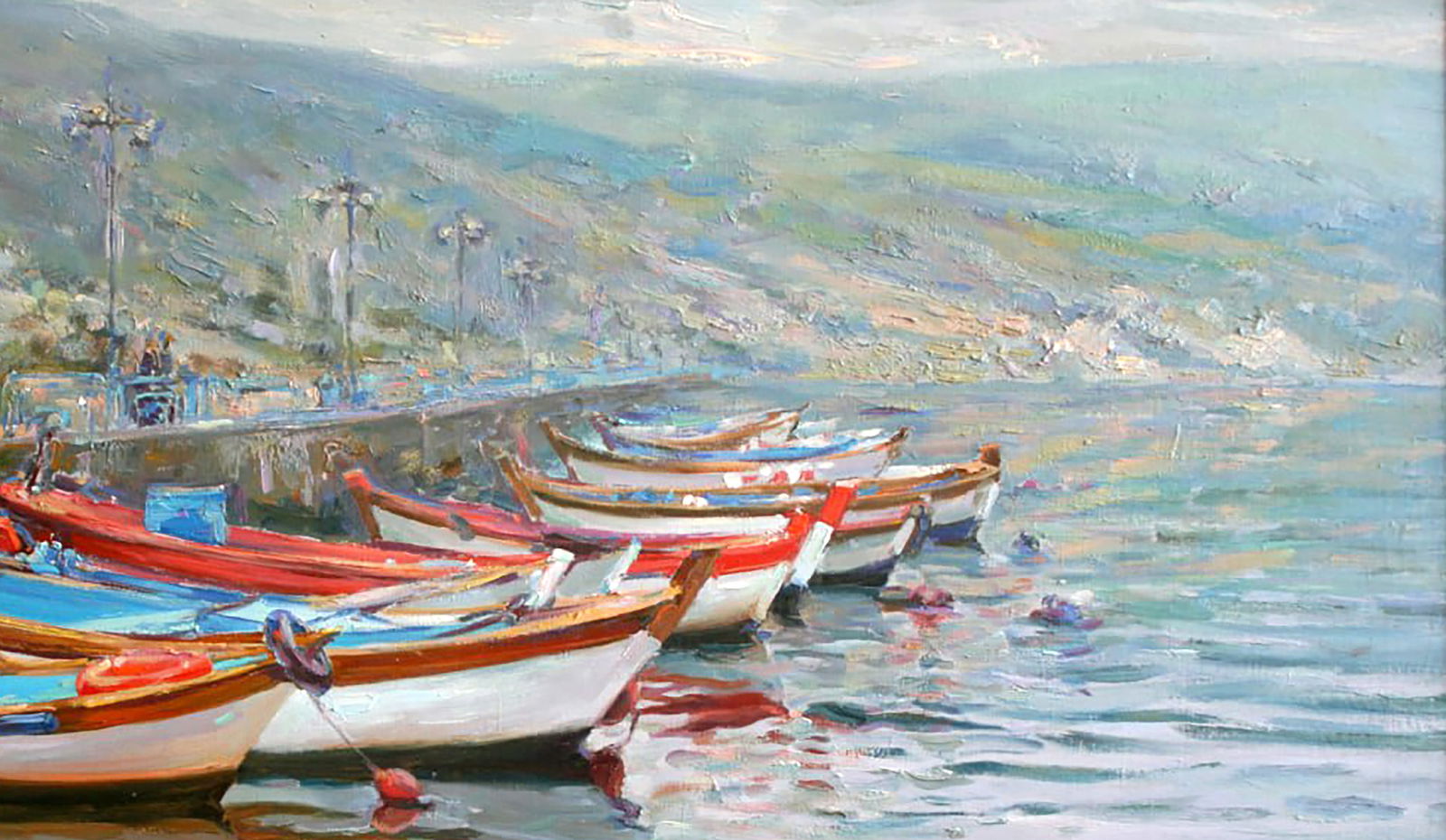 Oil painting On the pier Leonid Pavlenko - 3