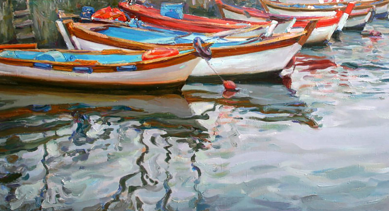 Oil painting On the pier Leonid Pavlenko - 4