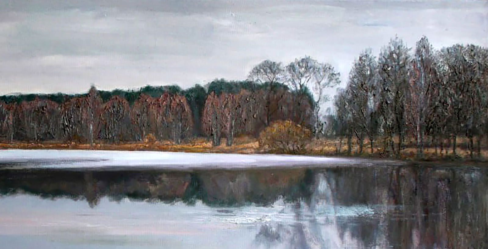 Oil painting Autumn balance Leonid Pavlenko - 3