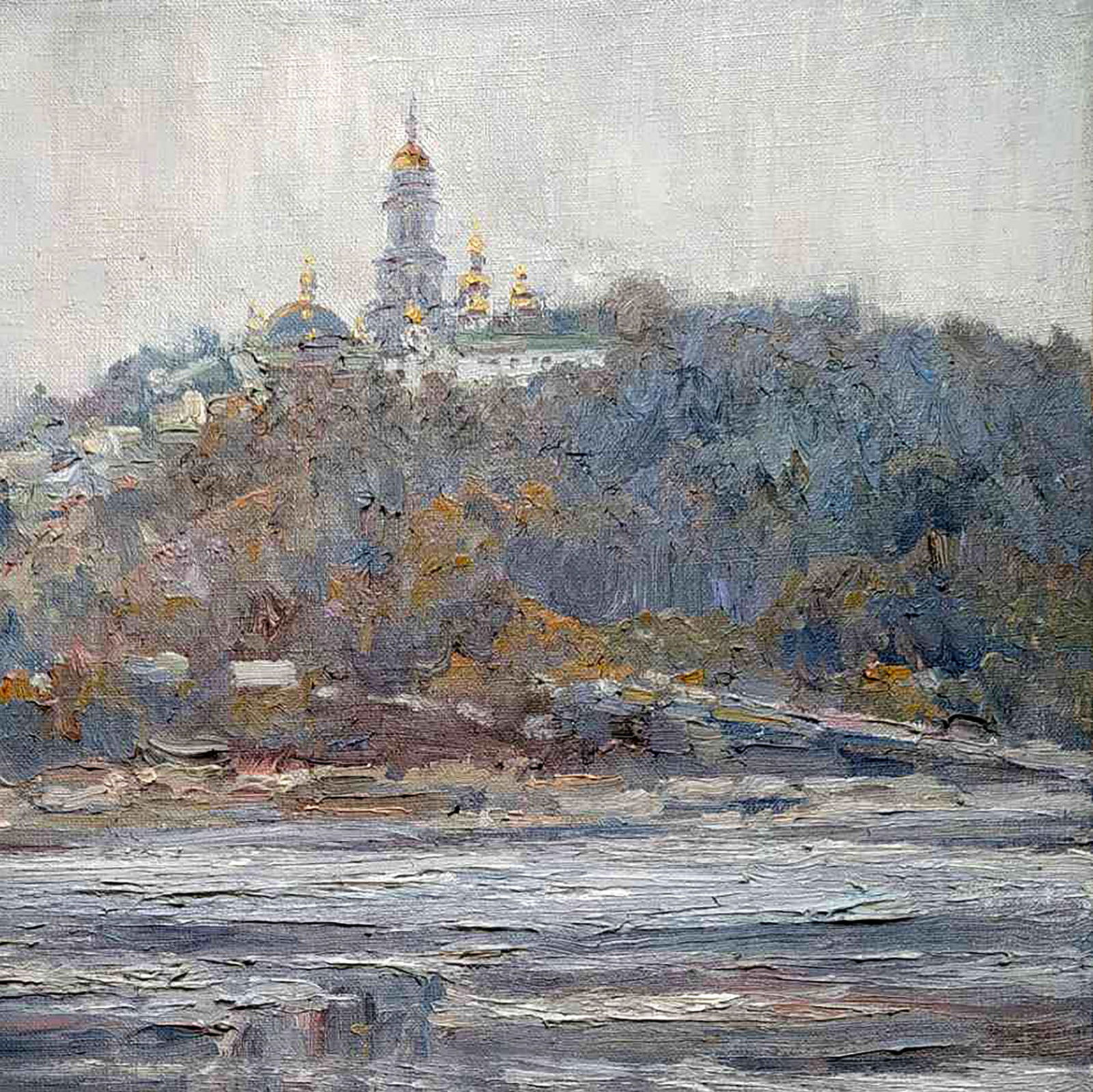 Oil painting View of the Church Leonid Pavlenko - 3