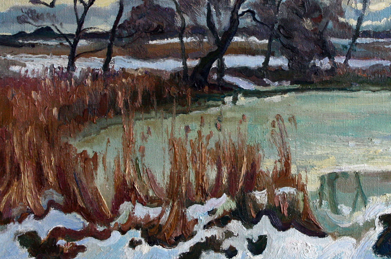 Oil painting Thaw Leonid Pavlenko - 4