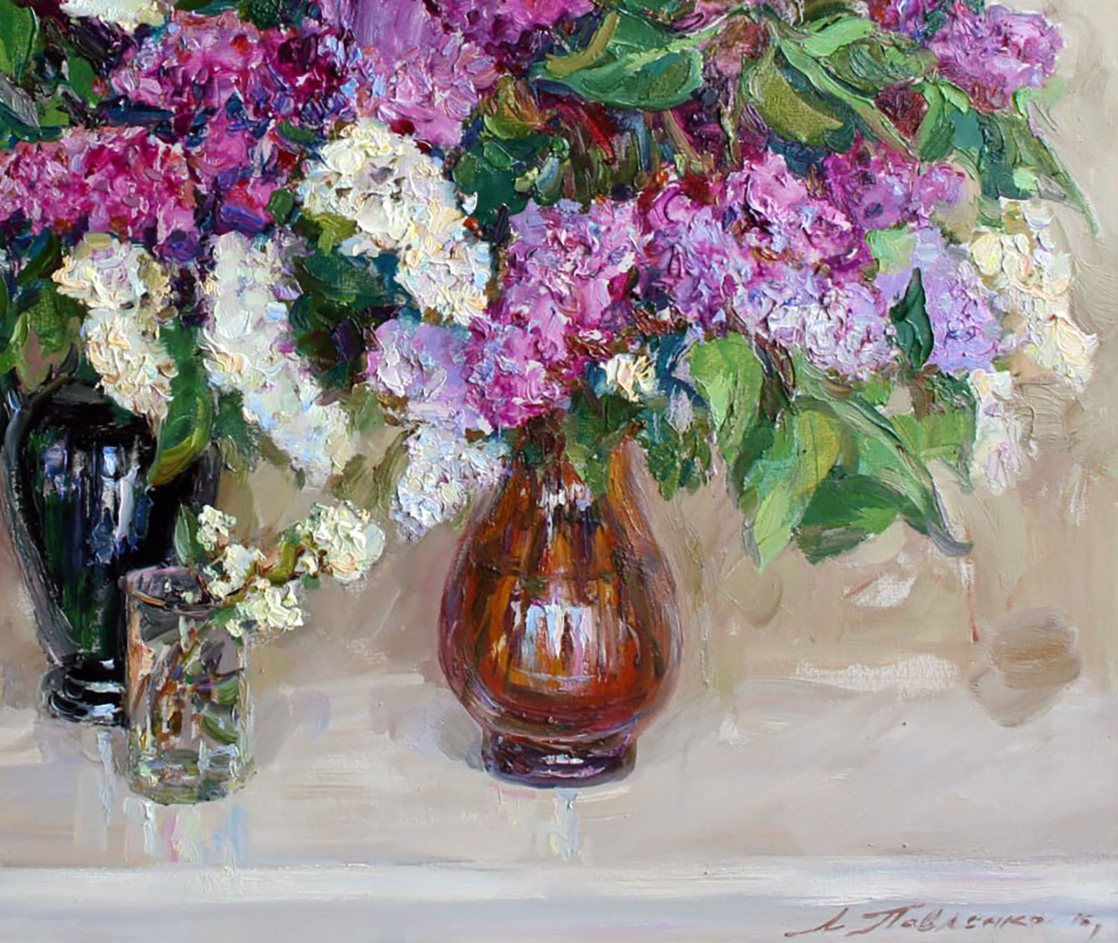 Oil painting Lilac Leonid Pavlenko - 5