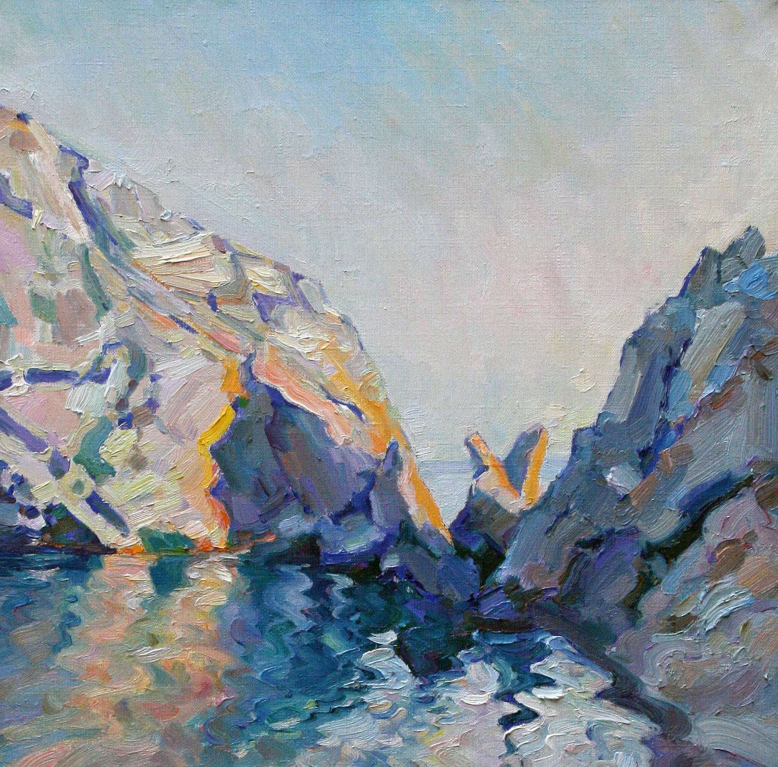 Oil painting Rock on the seashore Leonid Pavlenko - 3