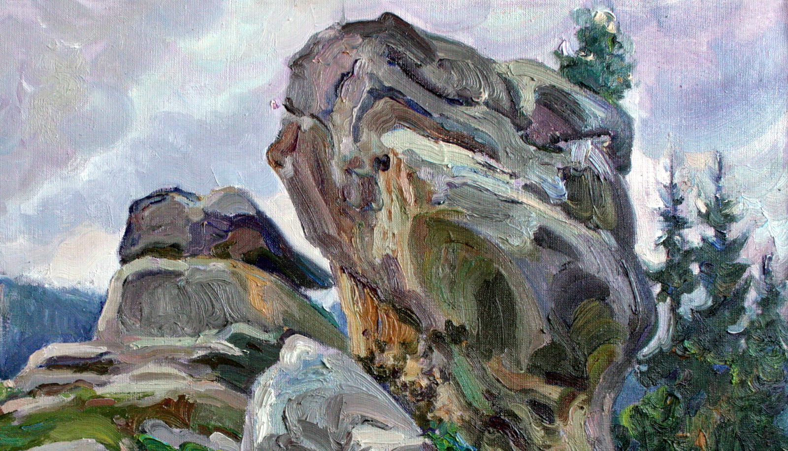 Oil painting Rocks Leonid Pavlenko - 3