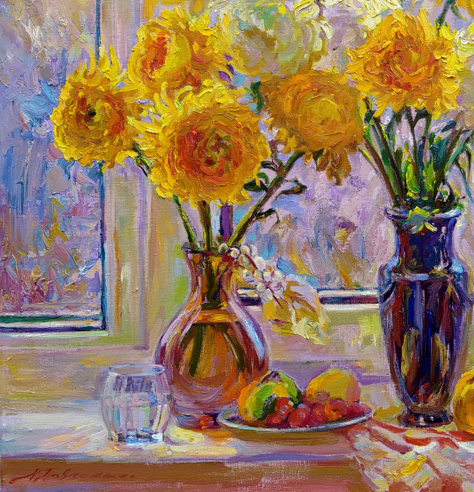 Oil painting Sunny autumn Leonid Pavlenko - 4