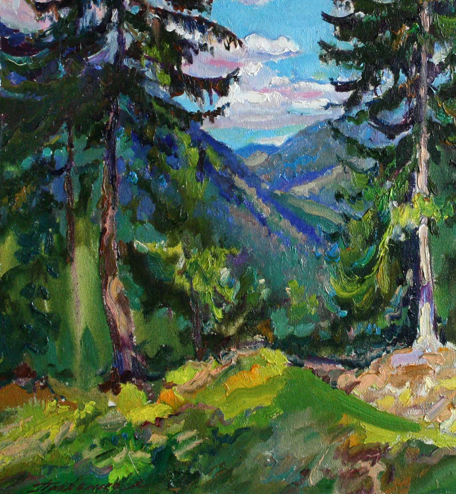 Oil painting Sunny day Leonid Pavlenko - 4