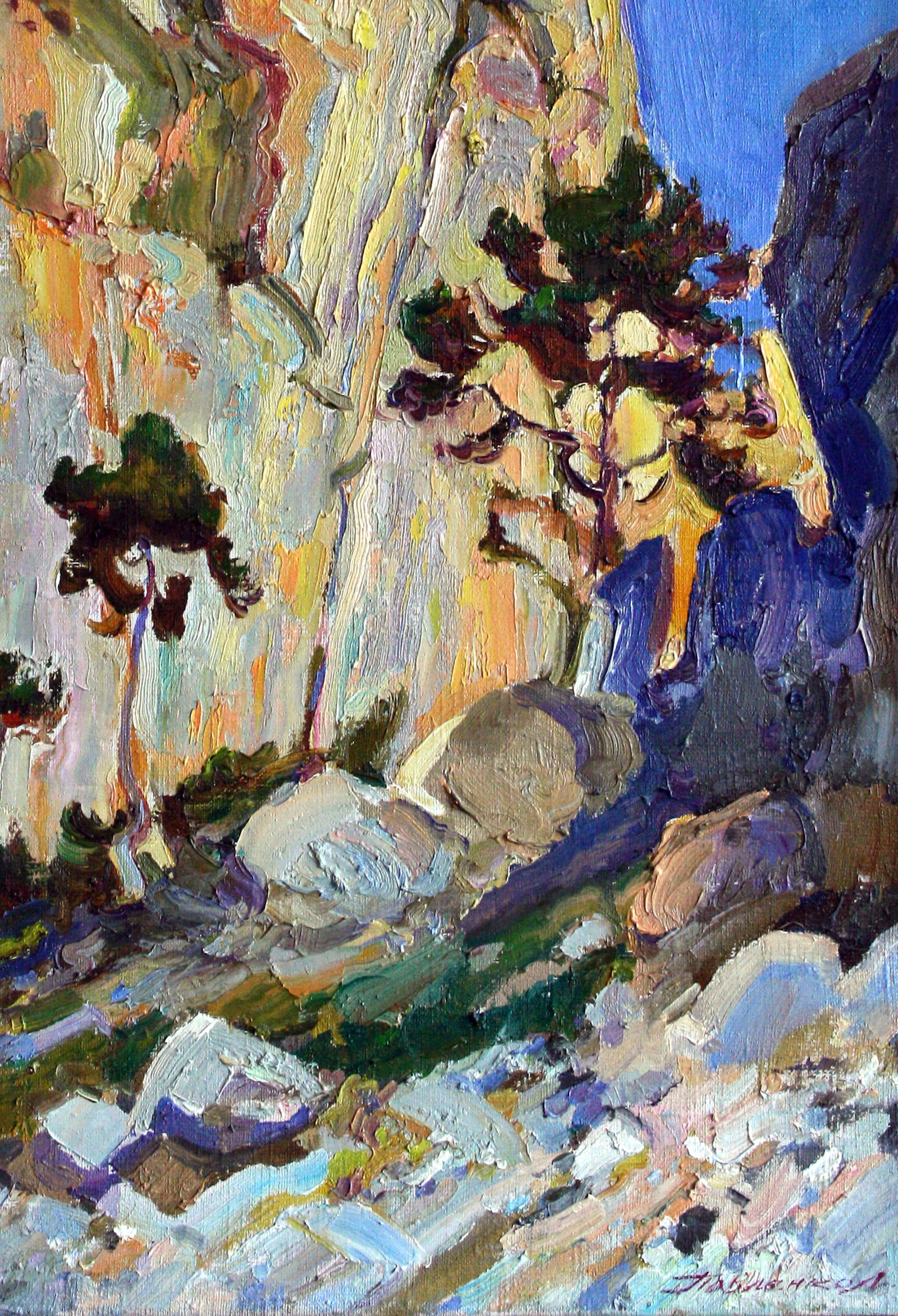 Oil painting The sun rises Leonid Pavlenko - 5