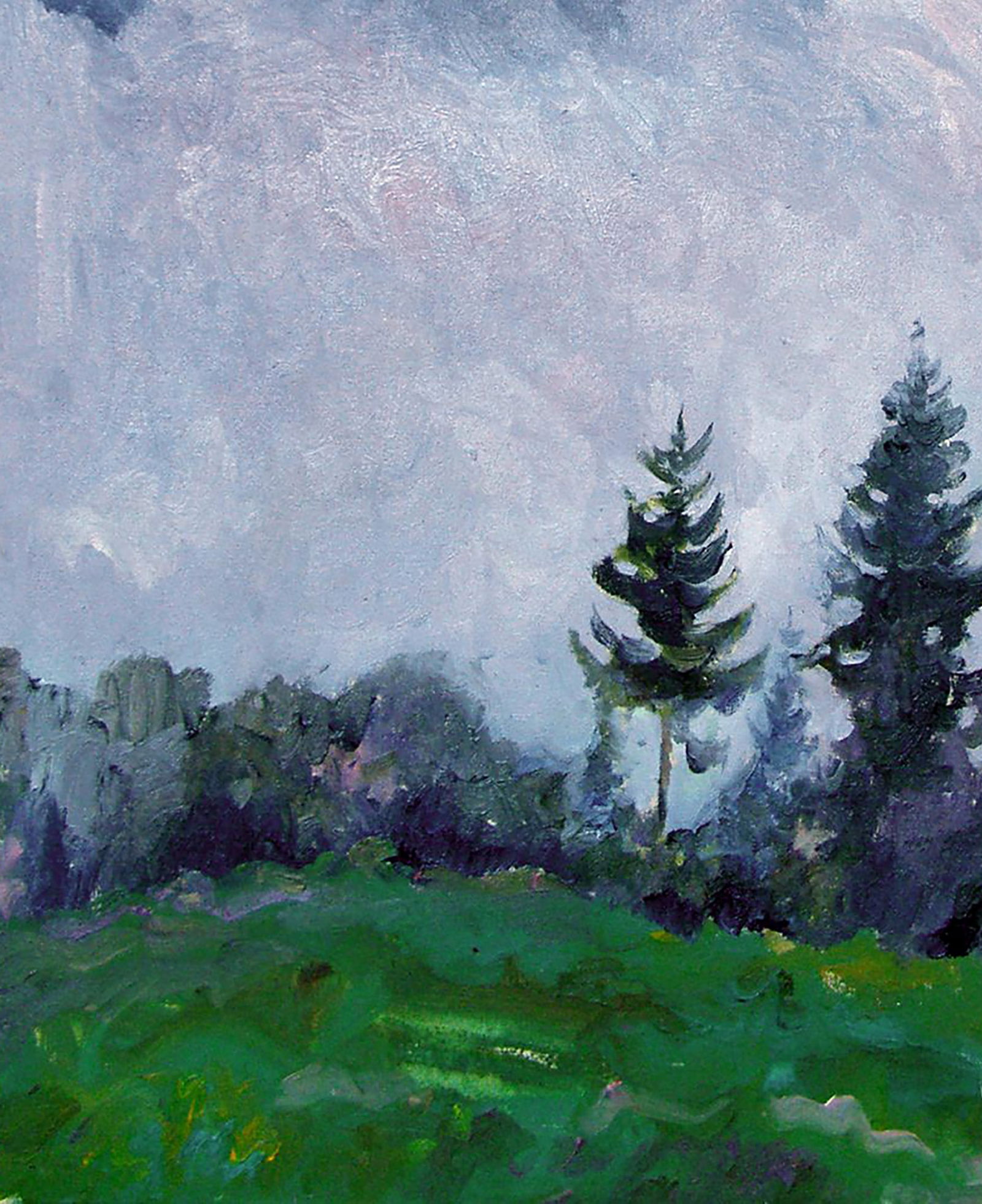 Oil painting Morning fog Leonid Pavlenko - 4