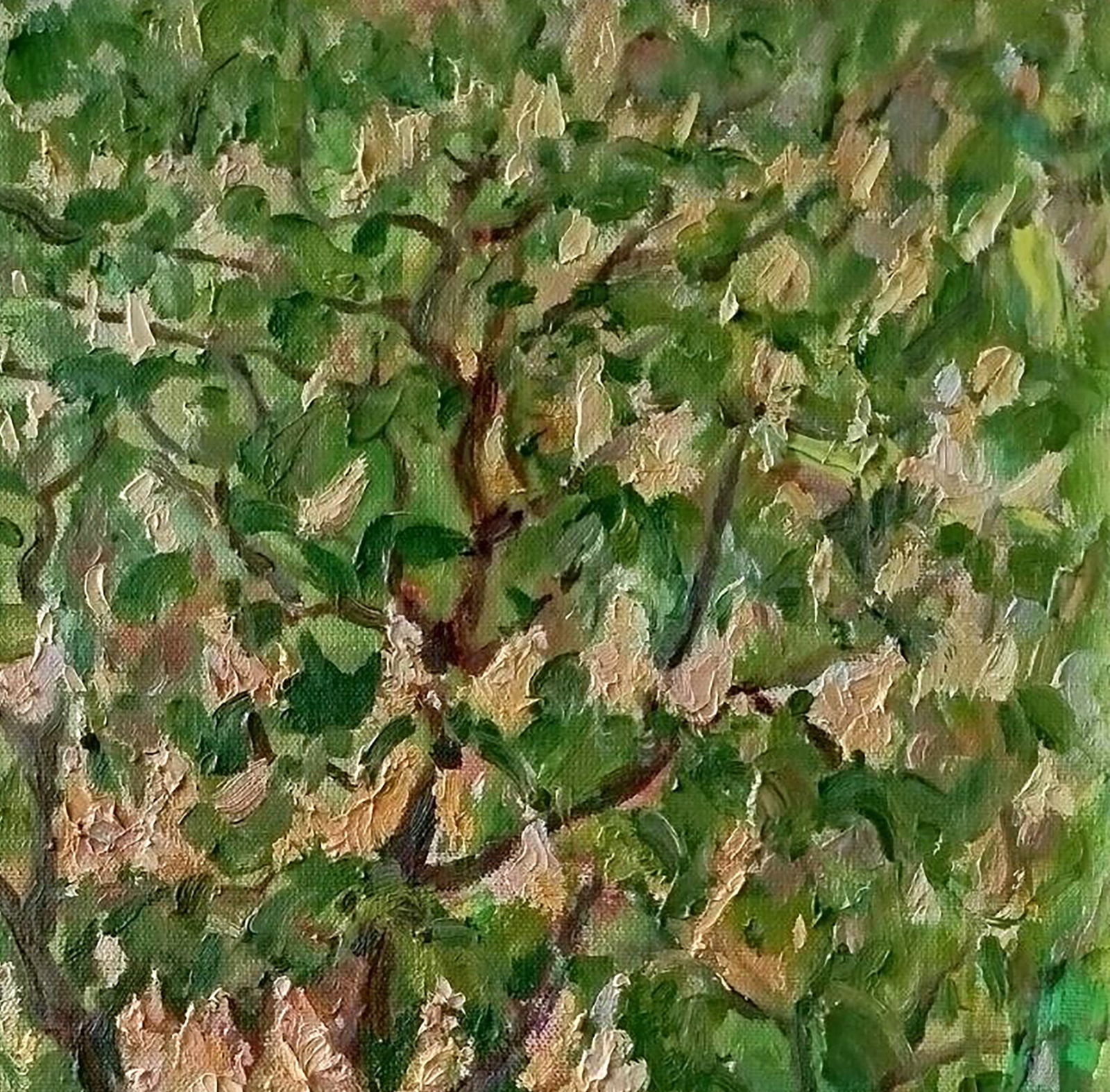 Oil painting Chestnut blossoms Leonid Pavlenko - 3