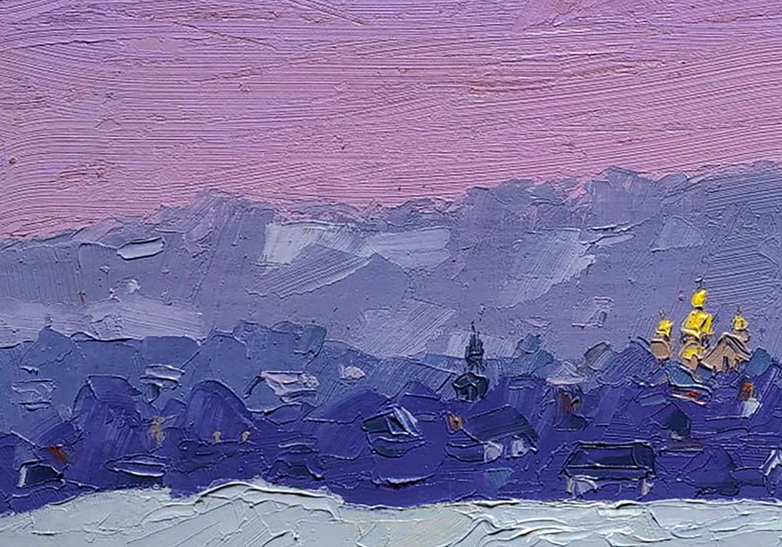 Oil painting Good news Yaroslav Savchyn - 4