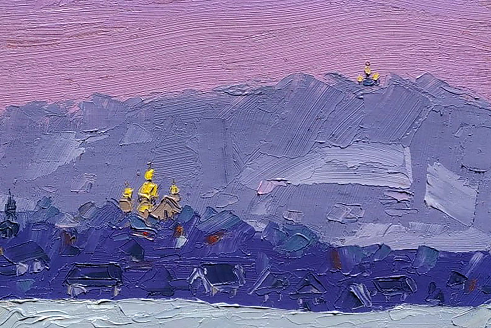 Oil painting Good news Yaroslav Savchyn - 5