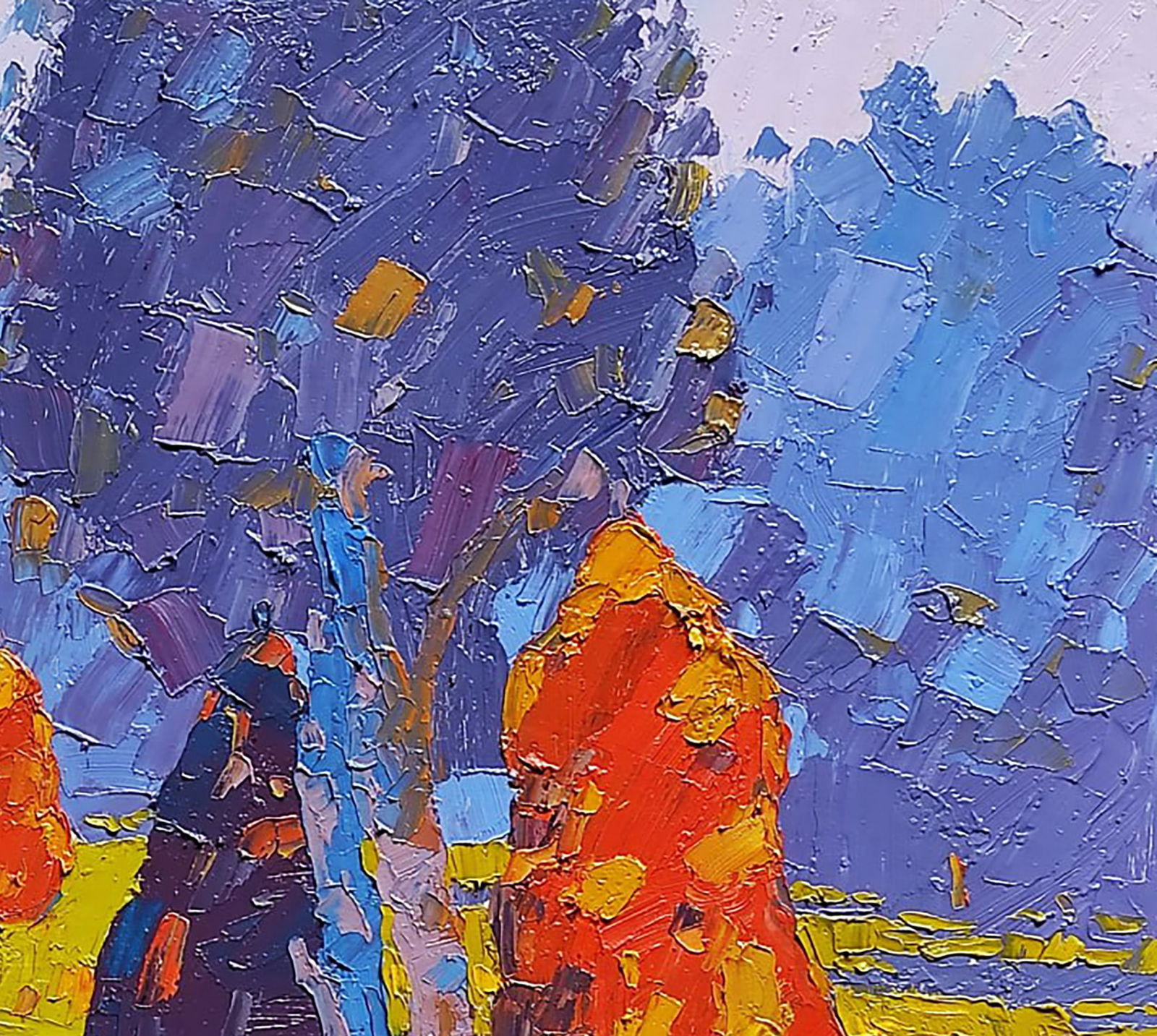 Oil painting In the summer meadows Yaroslav Savchyn - 3