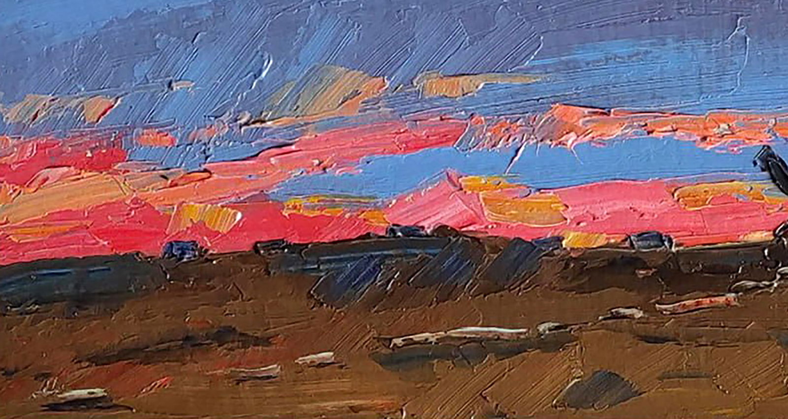 Oil painting Sunset Yaroslav Savchyn - 4