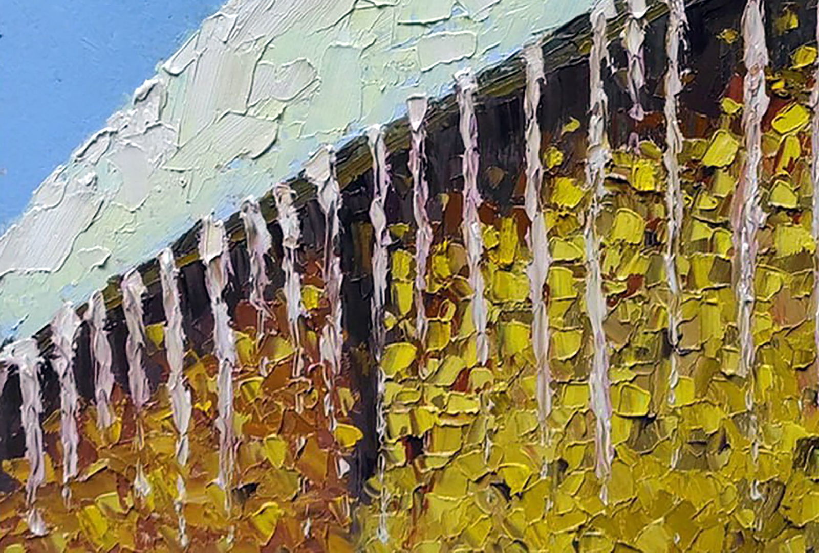 Oil painting The sound of drops Yaroslav Savchyn - 4