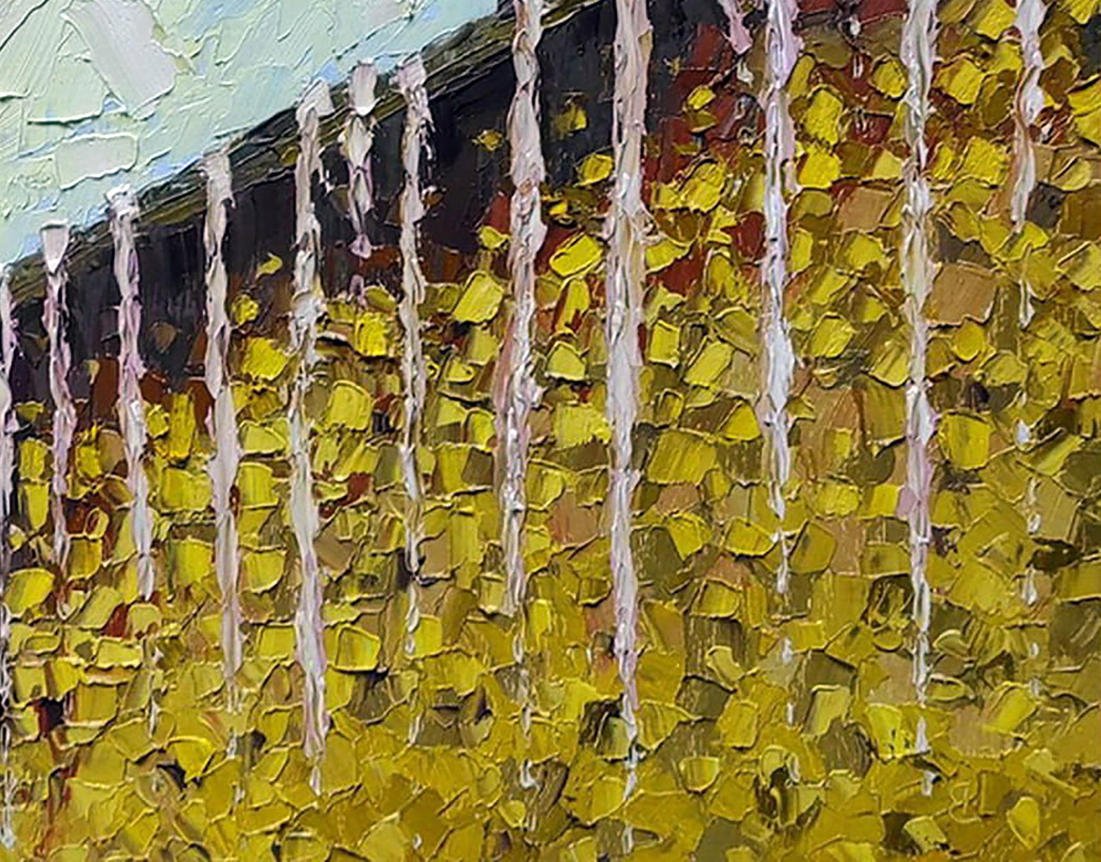 Oil painting The sound of drops Yaroslav Savchyn - 5