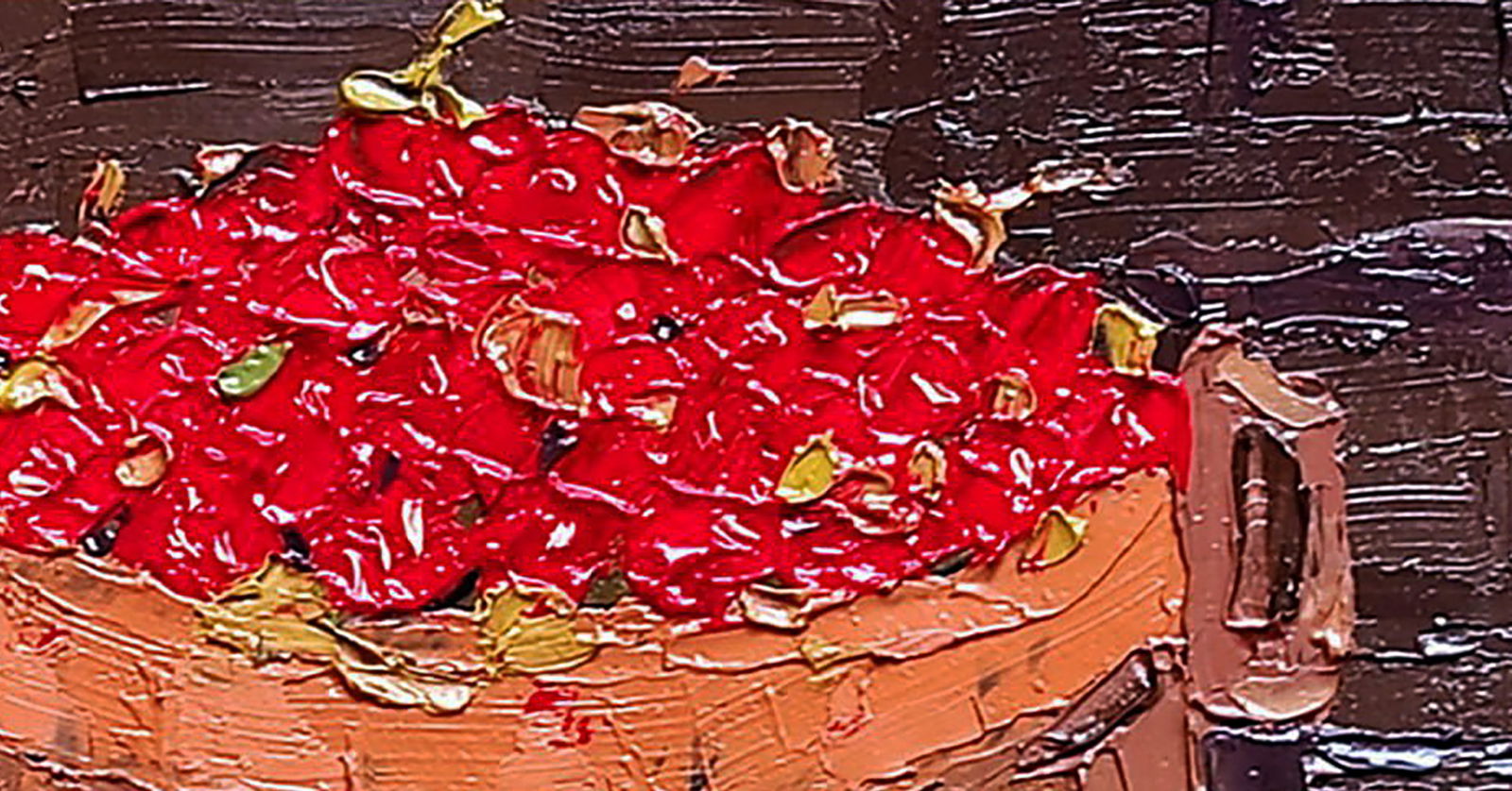 Oil painting Strawberry Yaroslav Savchyn - 3