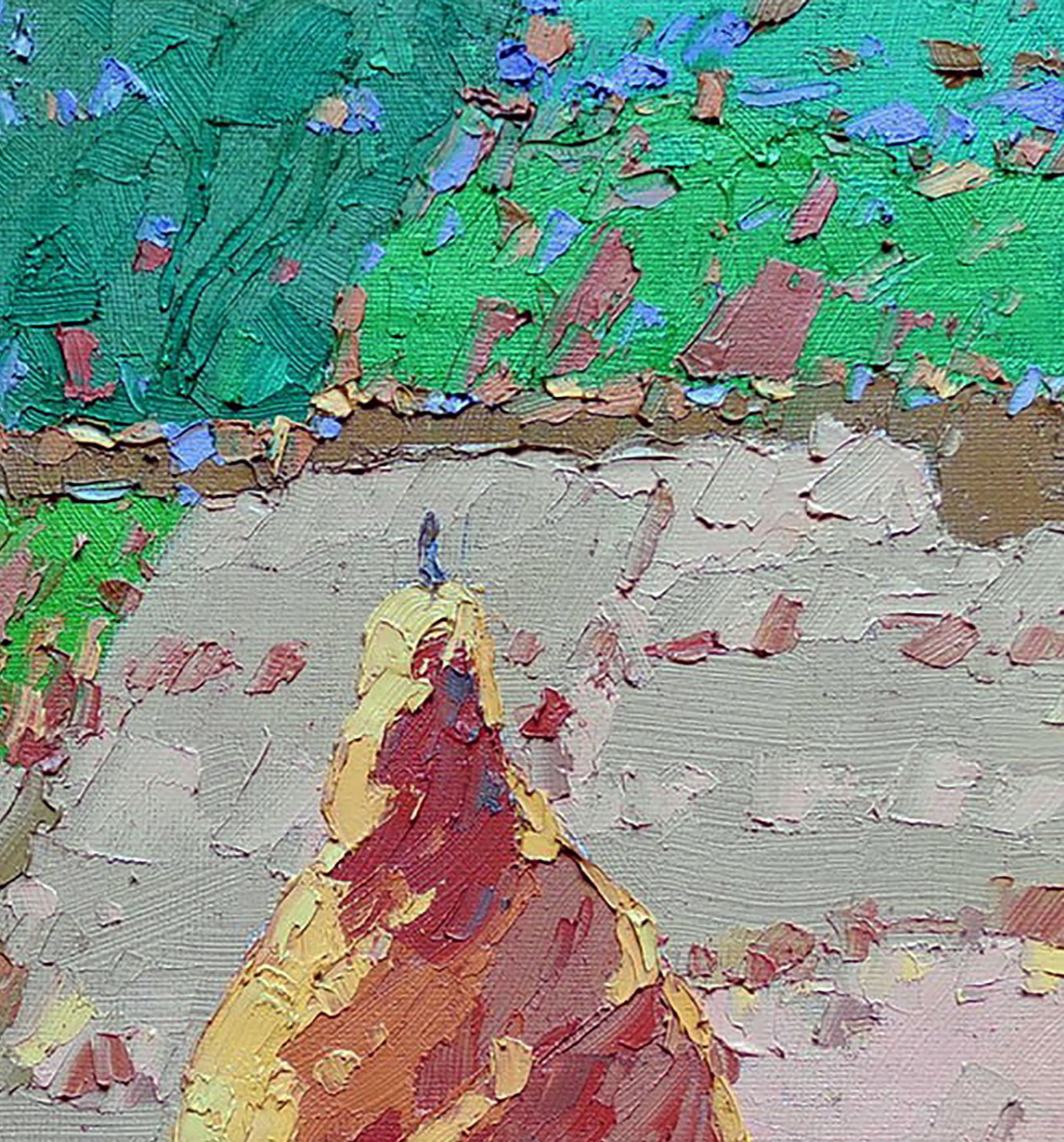 Oil painting On fresh hayfield Yaroslav Savchyn - 3