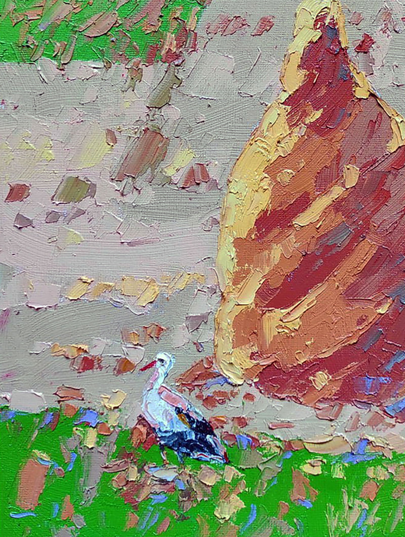 Oil painting On fresh hayfield Yaroslav Savchyn - 4