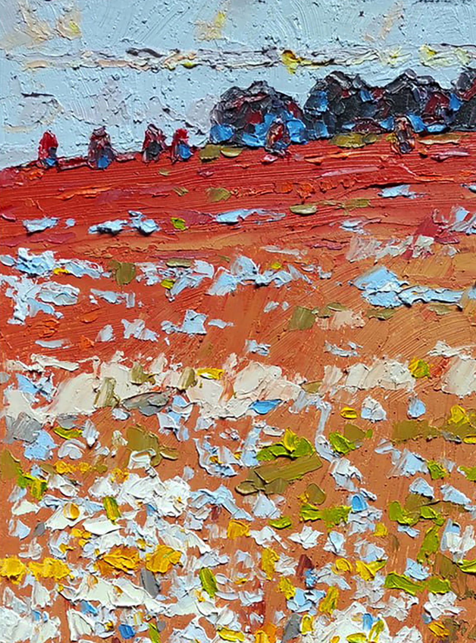 Oil painting Field talk Yaroslav Savchyn - 2