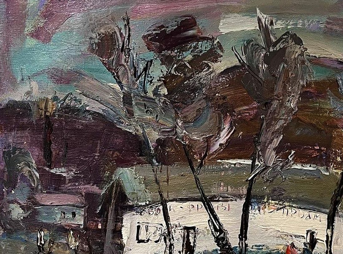 Oil painting Once upon a time in the village Oleksandr Andreev - 5