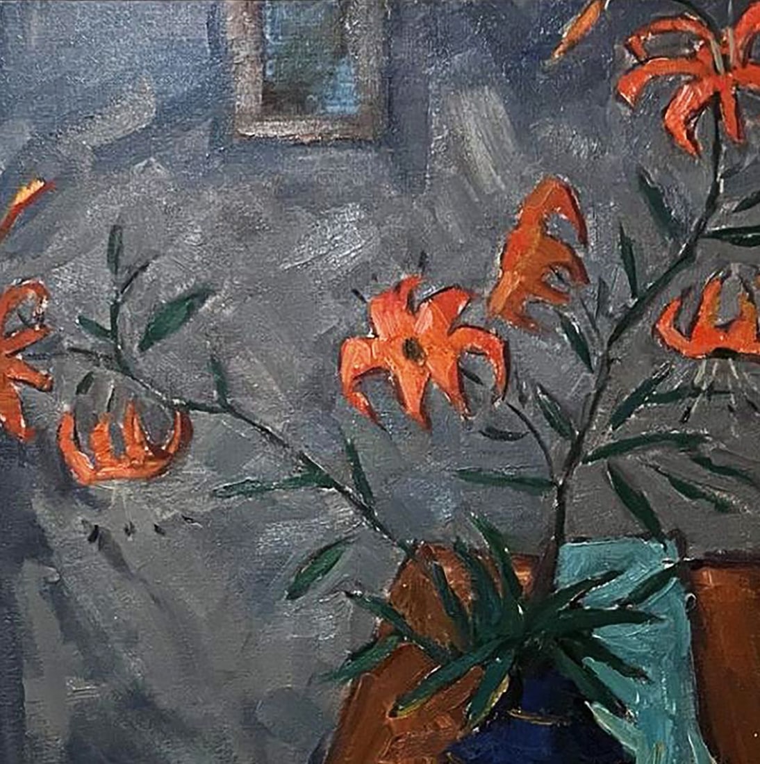 Oil painting Lilies Oleksandr Andreev - 5