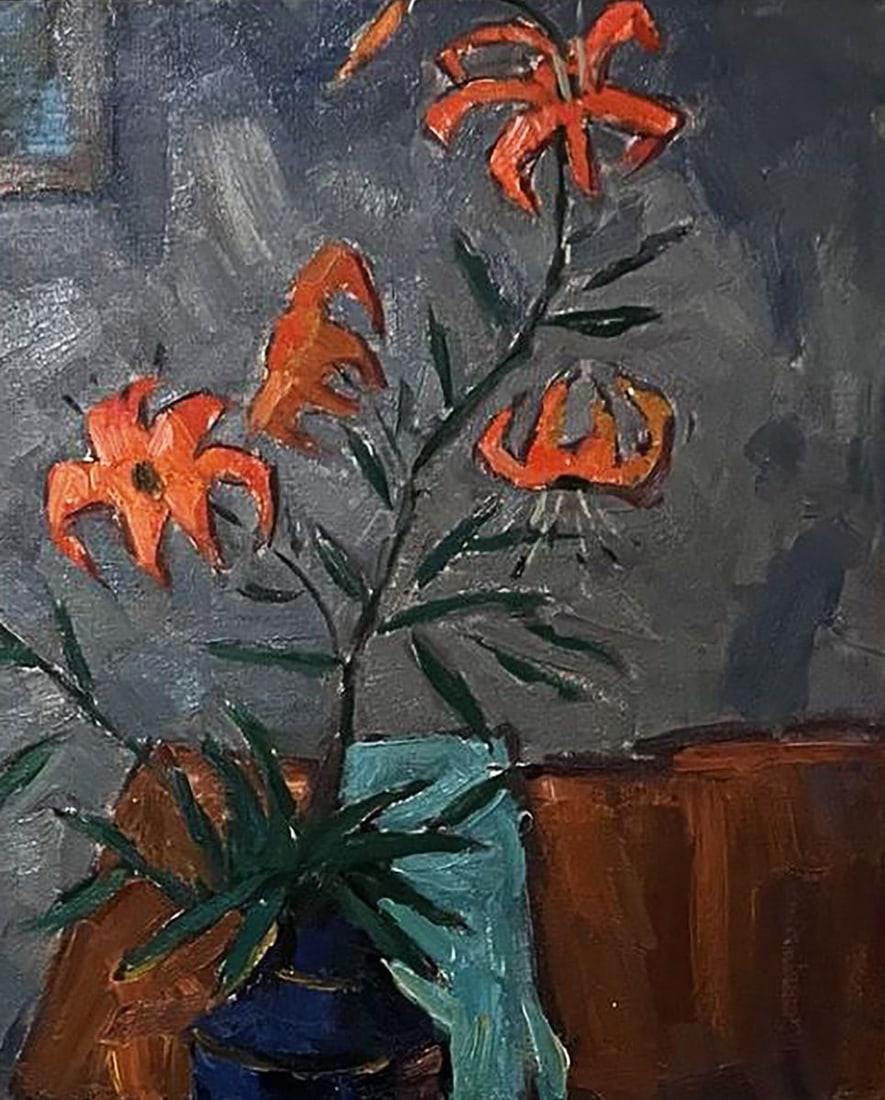 Oil painting Lilies Oleksandr Andreev - 6