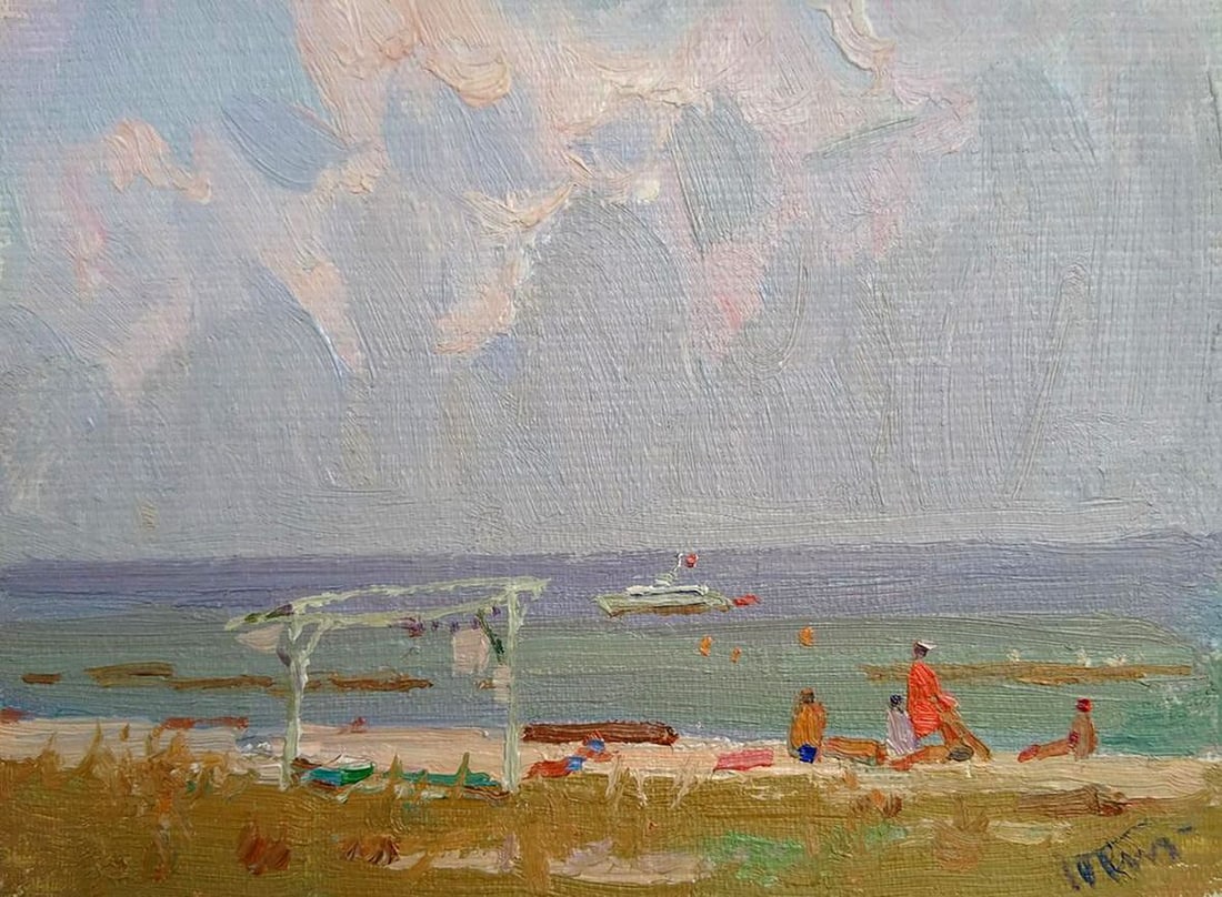 Oil painting Sea shores Yury Konovalov (1 of 9)