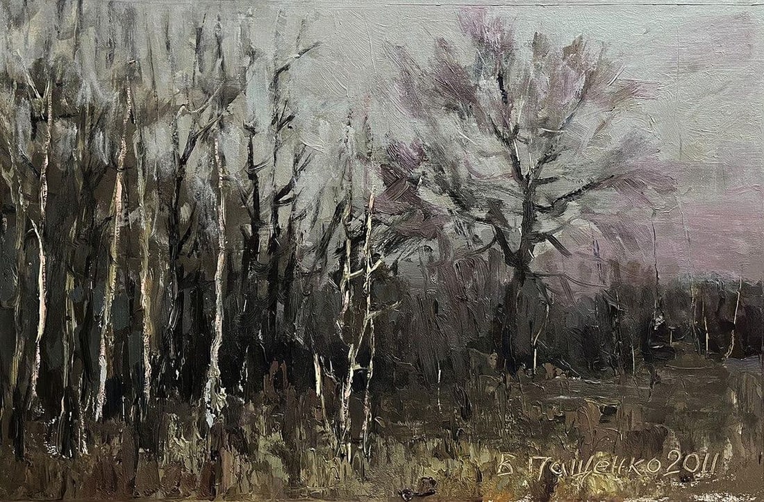 Oil painting Fallen forest Volodymyr Pashchenko (1 of 7)