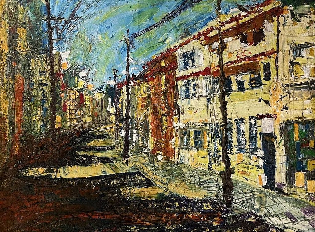 Oil painting Street in Rio de Janeiro Serhiy Kovalev (1 of 13)