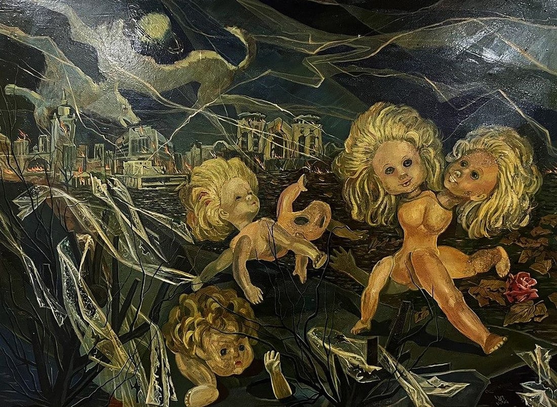 Oil painting Psychedelic Walk Leonid Ilyinsky (1 of 8)